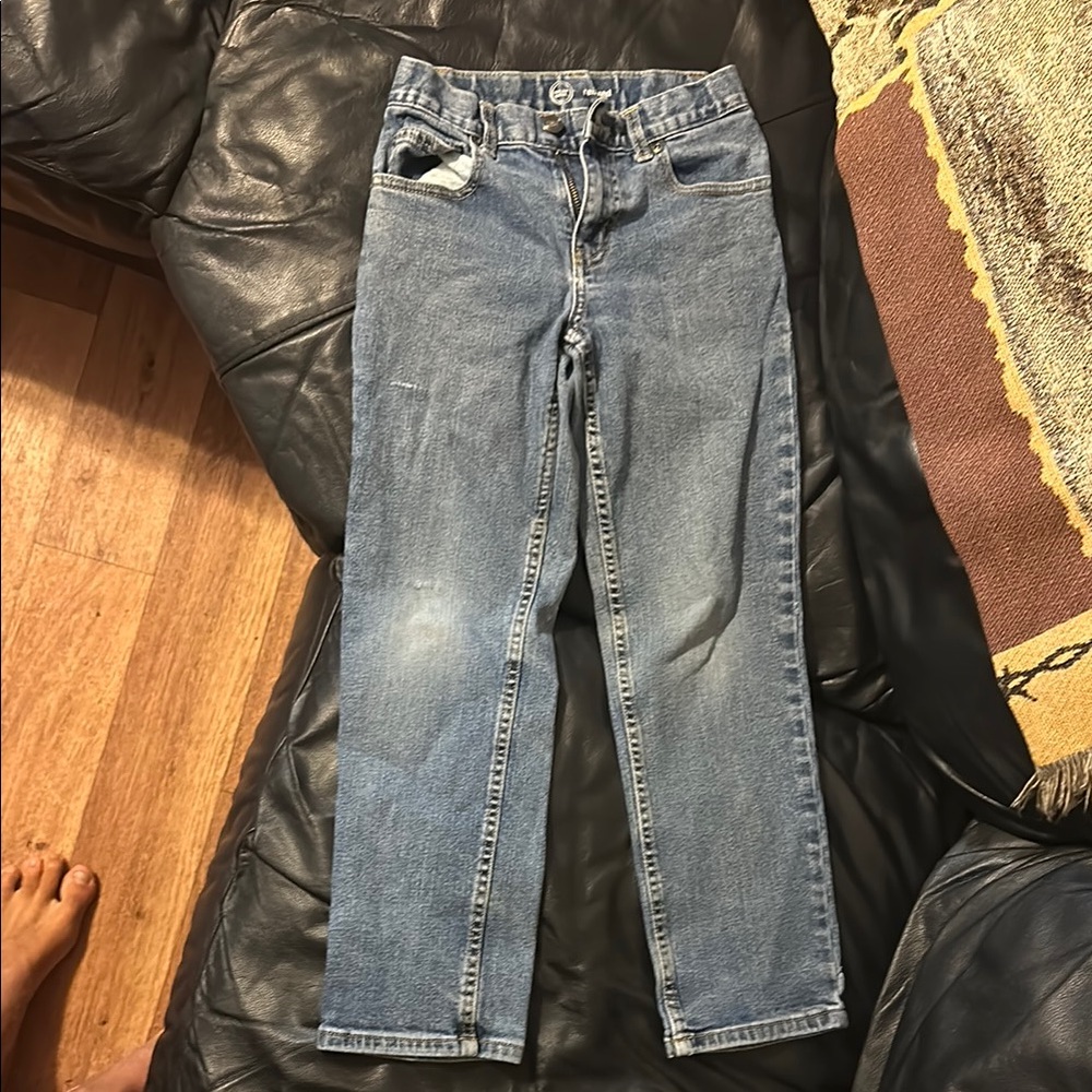 Wonder Nation Blue Straight-Leg Jeans